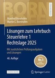 Cover von Lösungen zum Lehrbuch Steuerlehre 1 Rechtslage 2025