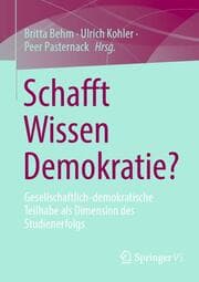 Cover von Schafft Wissen Demokratie?