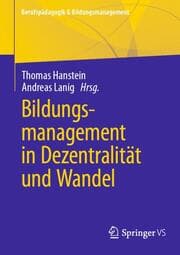 Cover von Bildungsmanagement in Dezentralität und Wandel