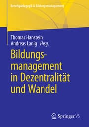 Cover von Bildungsmanagement in Dezentralität und Wandel
