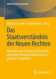 Cover von Das Staatsverständnis der Neuen Rechten