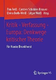 Cover von Kritik - Verfassung - Europa: Denkwege kritischer Theorie