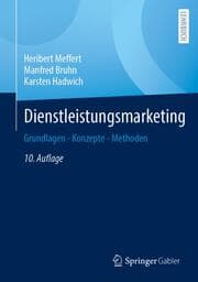 Cover von Dienstleistungsmarketing