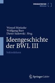 Cover von Ideengeschichte der BWL III