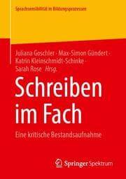 Cover von Schreiben im Fach