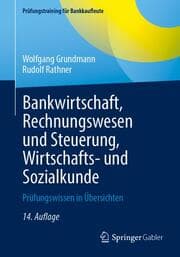 Cover von Bankwirtschaft, Rechnungswesen und Steuerung, Wirtschafts- und Sozialkunde