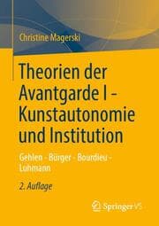 Cover von Theorien der Avantgarde I - Kunstautonomie und Institution