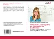 Cover von Dificultades en el álgebra en estudiantes de bachillerato