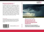 Cover von Estimación de la Evaporación y la Evapotranspiración Potencial