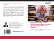 Cover von Didáctica en la prevención de las dificultades en Álgebra