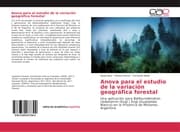 Cover von Anova para el estudio de la variación geográfica forestal