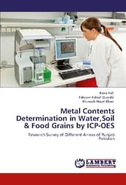 Cover von Metal Contents Determination in Water, Soil & Food Grains by ICP-OES