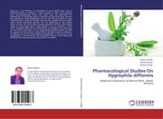 Cover von Pharmacological Studies On Hygrophila difformis