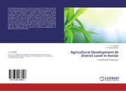 Cover von Agricultural Development At District Level In Kerala