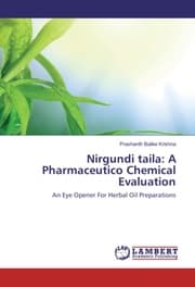 Cover von Nirgundi taila: A Pharmaceutico Chemical Evaluation