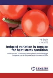 Cover von Induced variation in tomato for heat stress condition