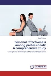 Cover von Personal Effectiveness among professionals: A comprehensive study