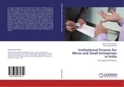 Cover von Institutional Finance for Micro and Small Entreprises in India