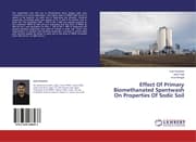 Cover von Effect Of Primary Biomethanated Spentwash On Properties Of Sodic Soil
