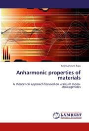 Cover von Anharmonic properties of materials