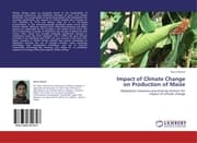 Cover von Impact of Climate Change on Production of Maize