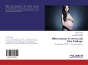 Cover von Effectiveness Of Antenatal Care Package