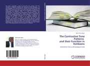 Cover von The Contrastive Tone Patterns and their Function in Kimbeere