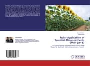 Cover von Foliar Application of Essential Micro nutrients (Mn+Zn+B)