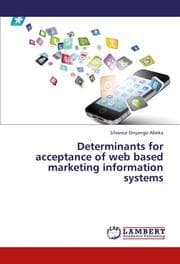 Cover von Determinants for acceptance of web based marketing information systems