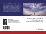 Cover von The Role of the Individuals in International Law