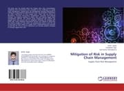 Cover von Mitigation of Risk in Supply Chain Management