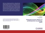 Cover von Potential erosive effects of antihistamine on primary teeth
