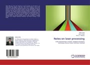 Cover von Notes on laser processing