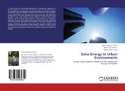 Cover von Solar Energy In Urban Environments