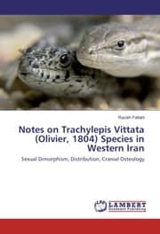 Cover von Notes on Trachylepis Vittata (Olivier, 1804) Species in Western Iran
