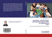 Cover von Creativity, self-Concept, Achievement Motivation of Adolescents Vol.I