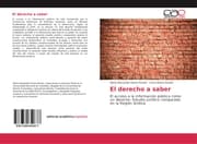 Cover von El derecho a saber
