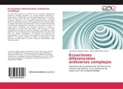 Cover von Ecuaciones diferenciales ordinarias complejas