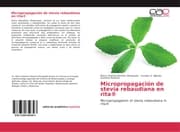 Cover von Micropropagación de stevia rebaudiana en rita®