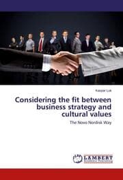 Cover von Considering the fit between business strategy and cultural values