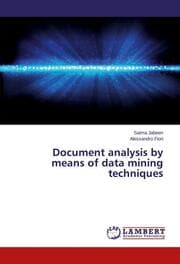 Cover von Document analysis by means of data mining techniques