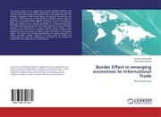 Cover von Border Effect in emerging economies to International Trade