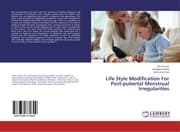 Cover von Life Style Modification For Post-pubertal Menstrual Irregularities