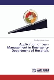 Cover von Application of Lean Management in Emergency Department of Hospitals