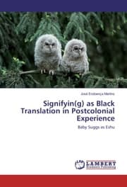 Cover von Signifyin(g) as Black Translation in Postcolonial Experience