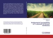 Cover von Antibacterial Susceptibility of C.sakazakii to Known Antibiotics