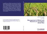 Cover von Management of Weed and Nutrient on Transplant Aman Rice