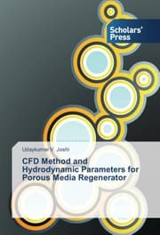 Cover von CFD Method and Hydrodynamic Parameters for Porous Media Regenerator