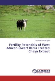Cover von Fertility Potentials of West African Dwarf Rams Treated Chaya Extract
