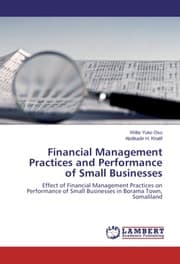 Cover von Financial Management Practices and Performance of Small Businesses
